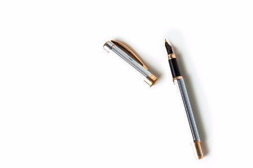 penna in argento