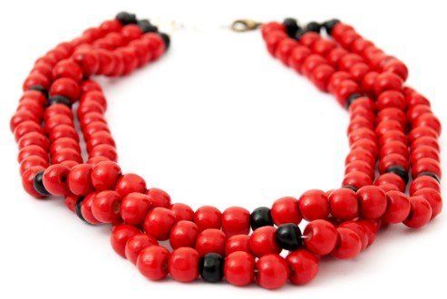 collana in corallo