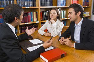 Clients and Attorney in Brockton, MA