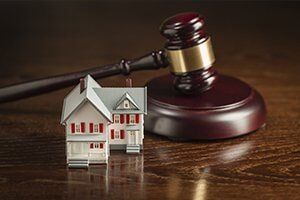 Miniature House and Gavel in Brockton, MA