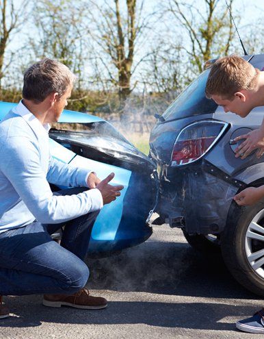 Two Crashed Cars — Exton, PA — Longley Insurance Agency Two Crashed Cars — Exton, PA — Longley Insurance Agency