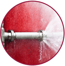 burst pipe