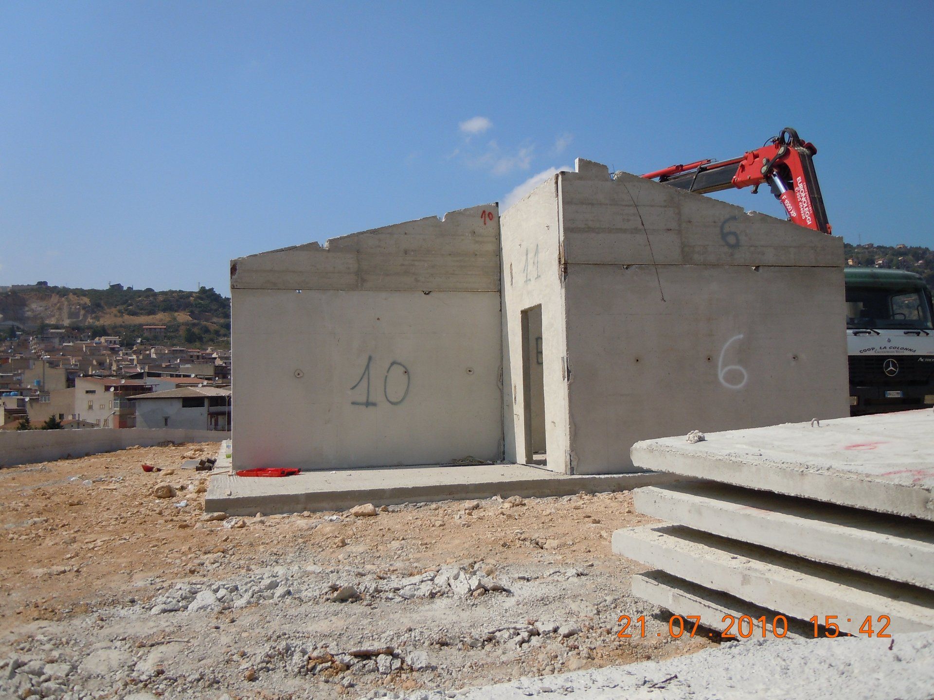calcestruzzi la colonna - sistema costruttivo 1