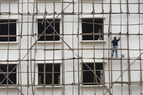 Working on a Scaffold