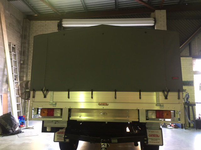back of a truck