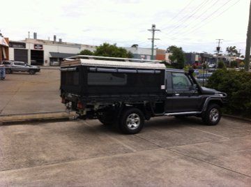 black van