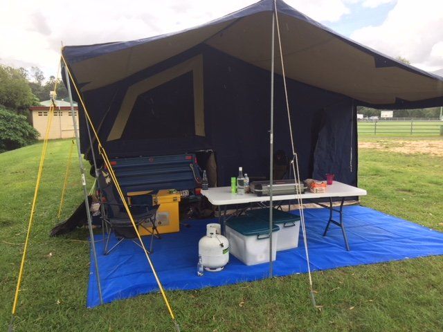 tent close up