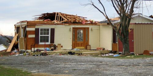 Damaged house for amazing water damage professionals in Pagosa Springs, CO