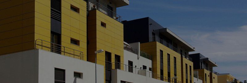 apartment buildings