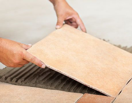 Tiling the floor