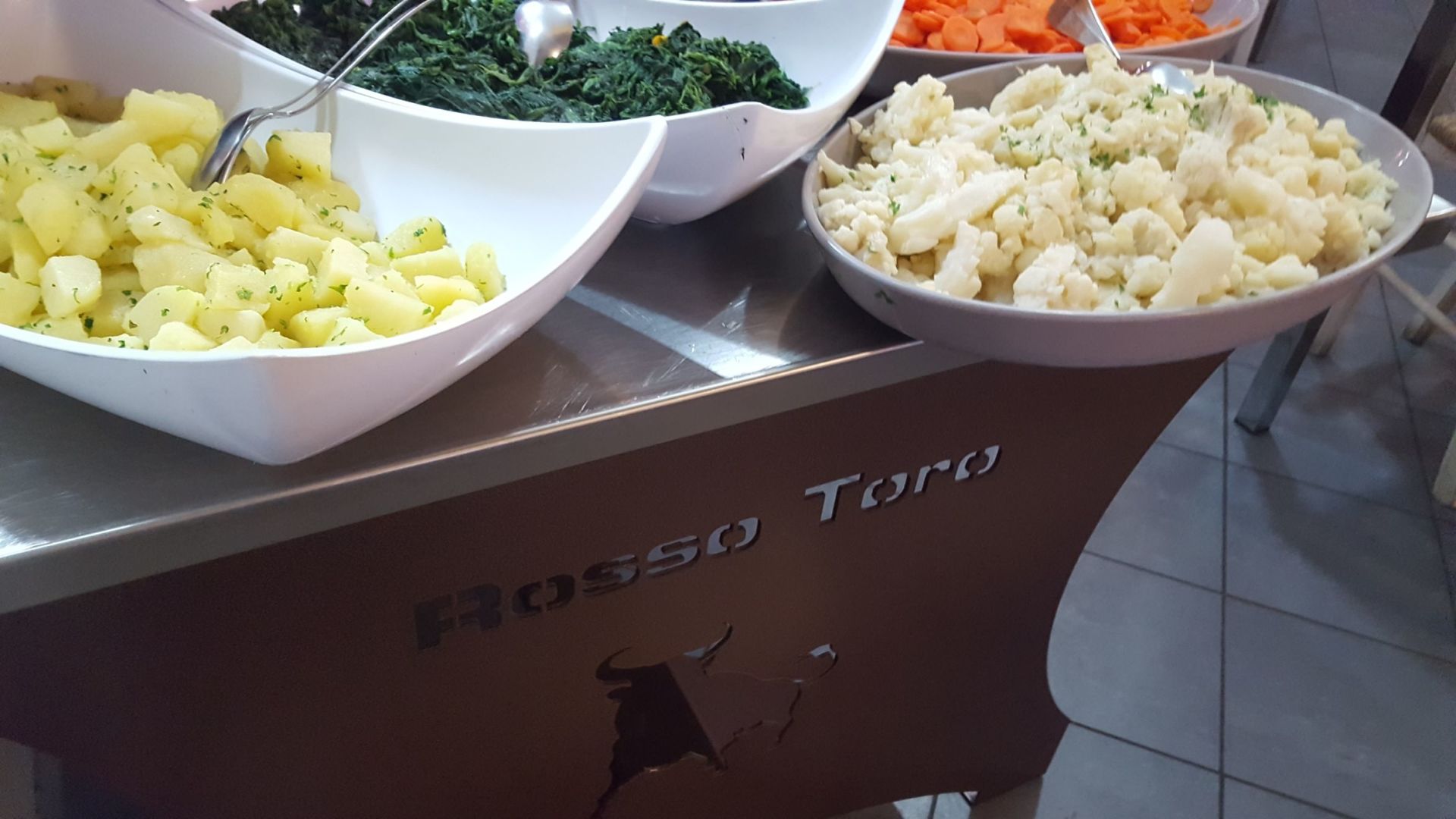 Verdure a volontà al buffet