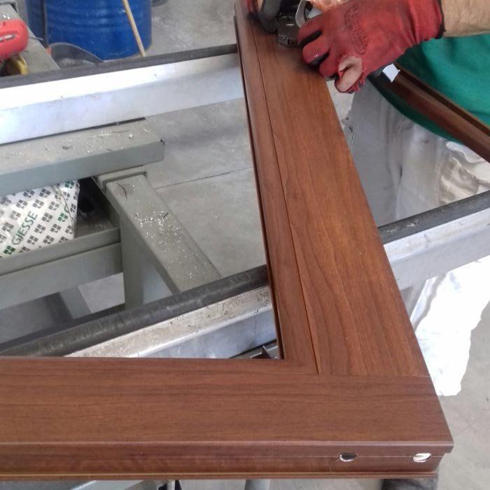 finestra in legno