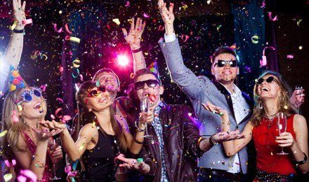 a party scene
