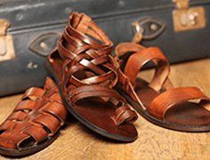 Leather footwear
