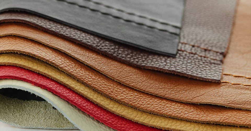 Leather samples