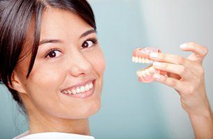 False teeth
