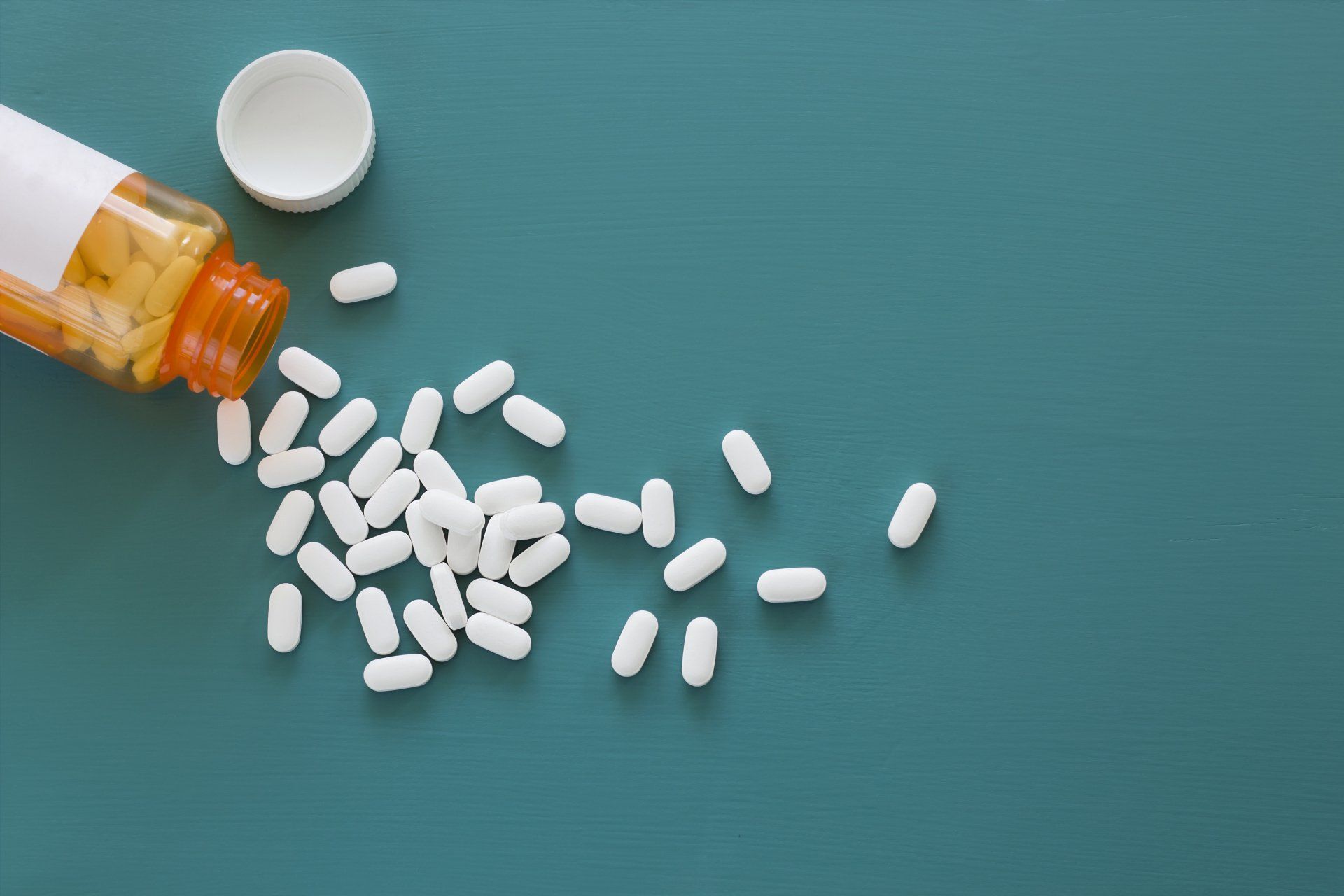 spilled bottle of pills substance abuse