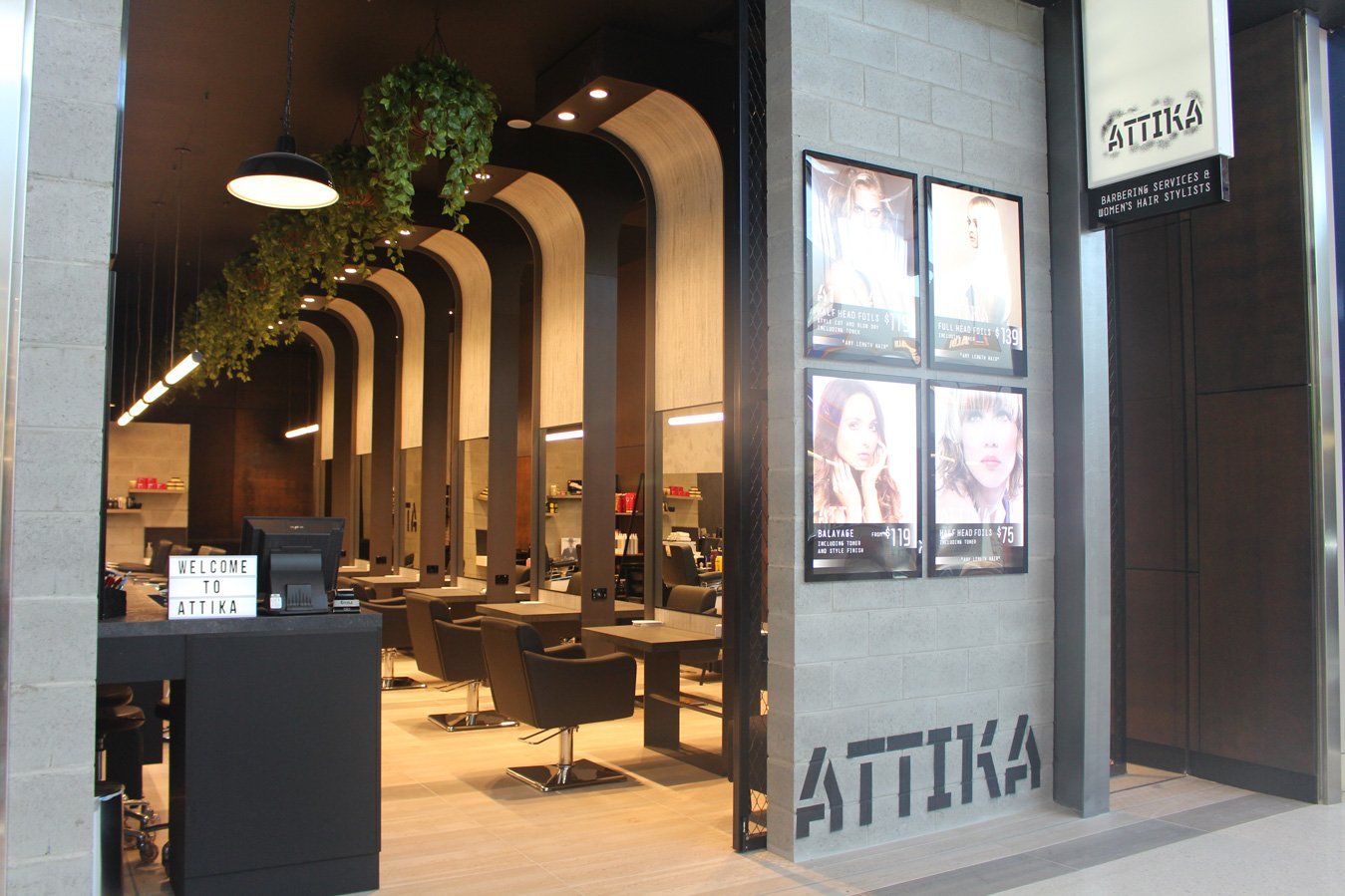 Modern and traditional styles of barbering