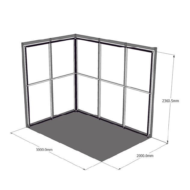3x2 easy shell scheme frame