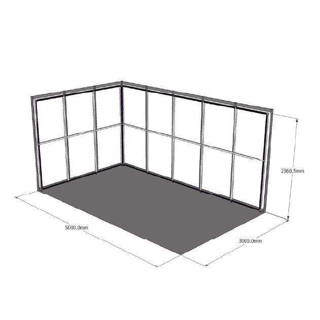 5x3 easy shell scheme frame