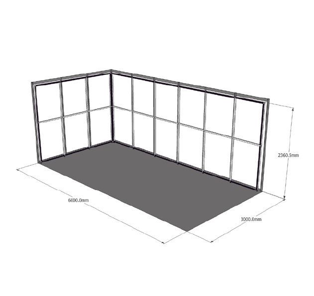 6x3 easy shell scheme frame