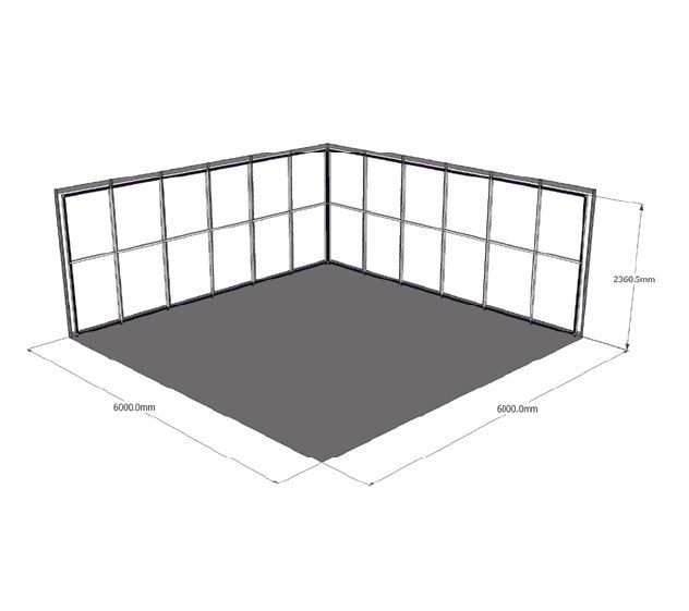 6x6 easy shell scheme frame