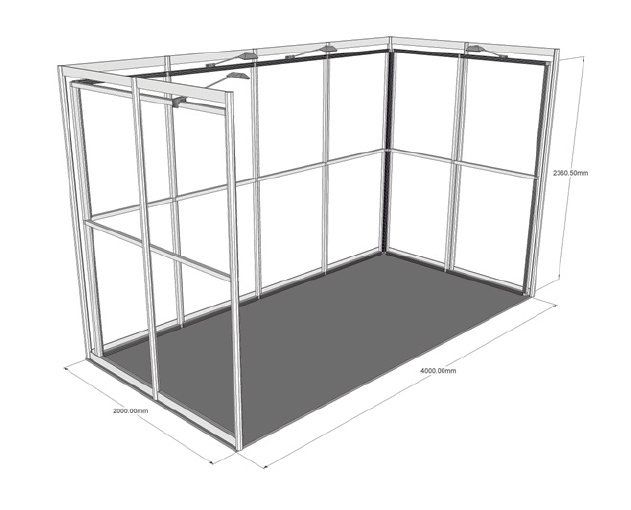 4x2 easy shell L scheme frame