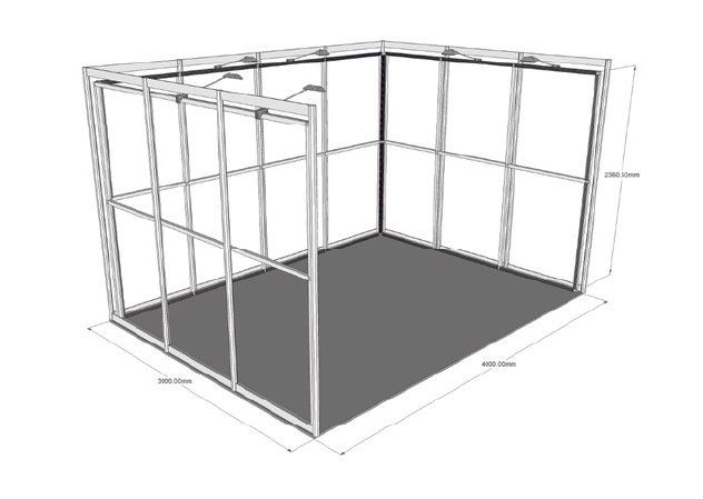 4x3 easy shell L scheme frame