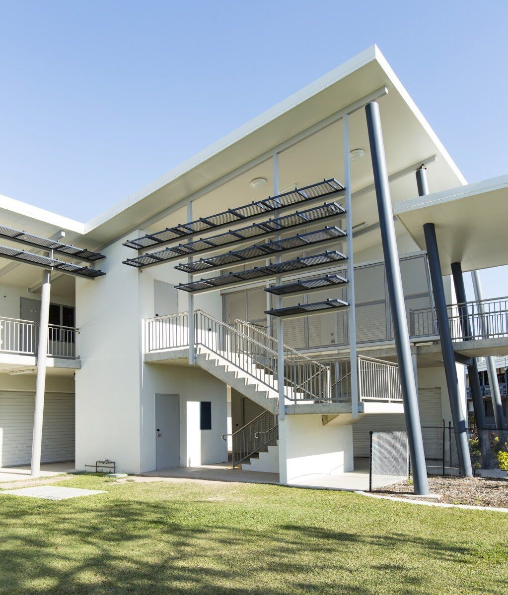 New Home Stairs Rendered - Townsville Texture Coating