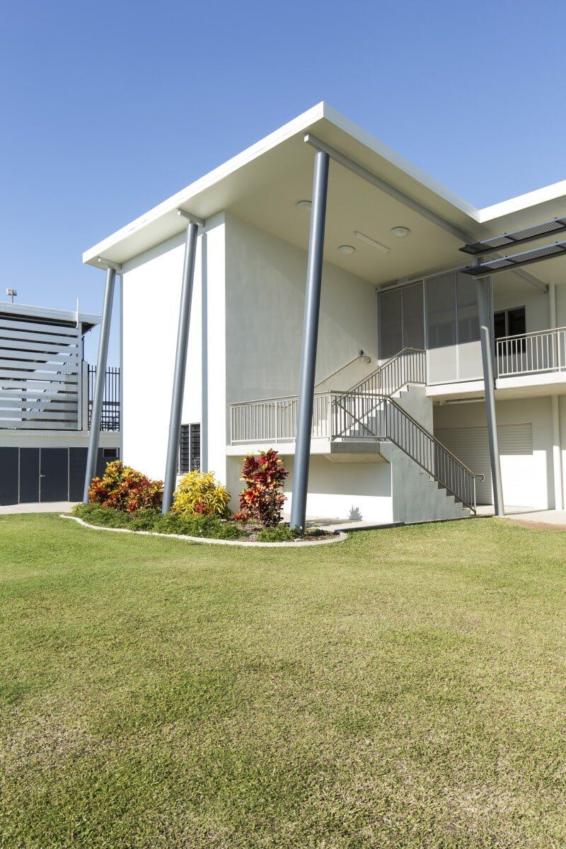 New Home Rendered Stairs - Townsville Texture Coating