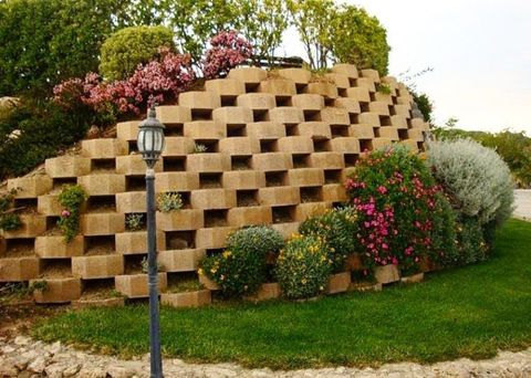 Muro di giardino