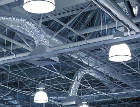 Warehouse ceiling lighting
