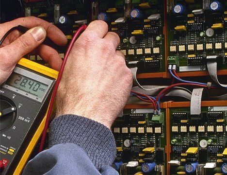 Circuit testing with digital multimeter