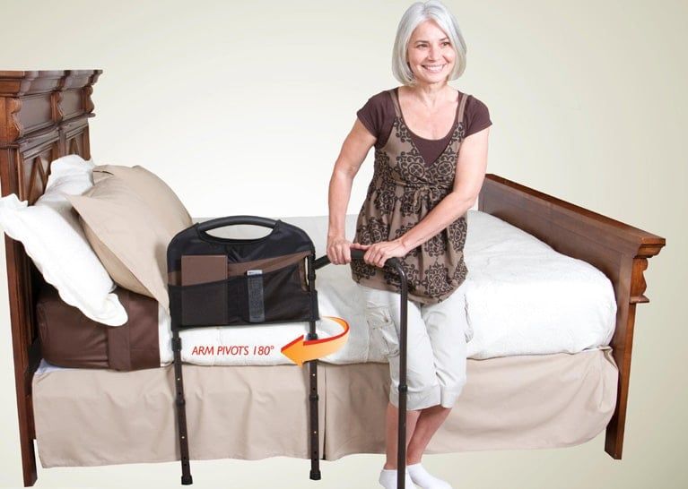 Mobility Bed Rail in use