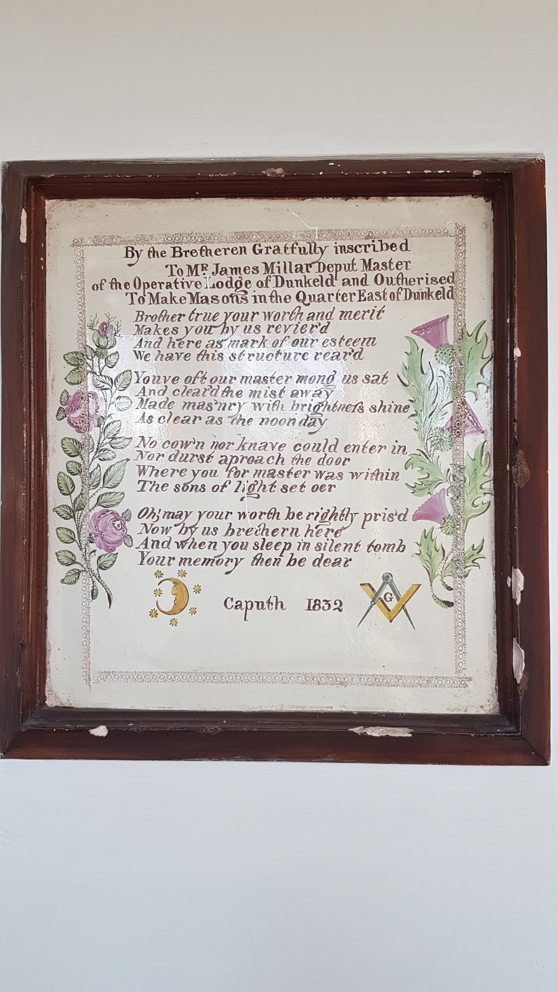 Builders Plaque