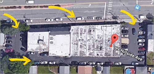Parking for Periodontist Dr. Marichia Attalla in Nassau County