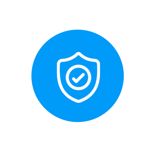 icono de seguridad y contenido confiable