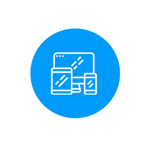icono de visualización en diferentes dispositivos móviles