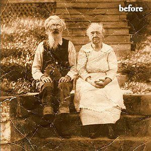 Photo Restoration - before