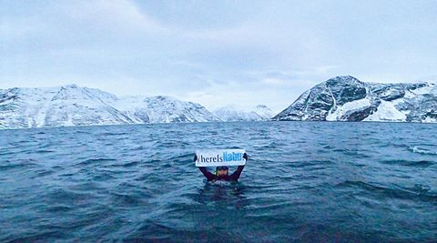 arctic freediving in ocean norway