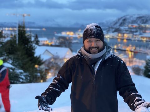Norwegian towns near the arctic ocean