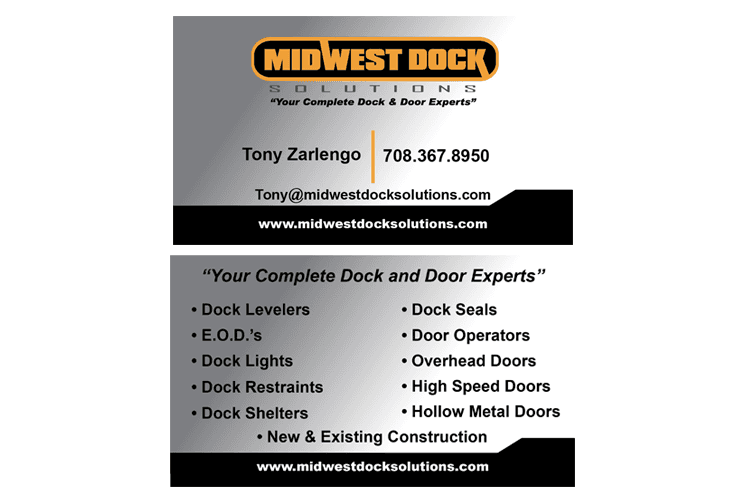 Midwest Dock Solutions Business Card Design