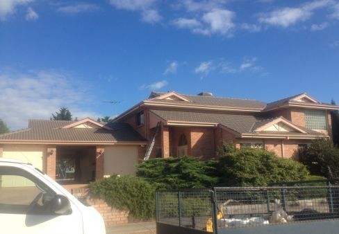 Roof resprayed in Altona Meadows