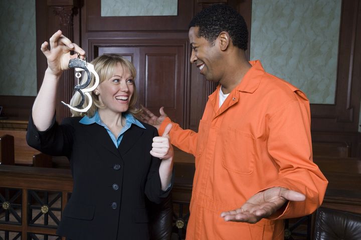 Lawyer and Client in Court — Drug Crime Bail Bonds in Olympia, WA Lawyer and Client in Court — Drug Crime Bail Bonds in Olympia, WA