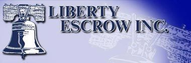Liberty Escrow Inc. logo with the Liberty Bell in a blue and white gradient background.