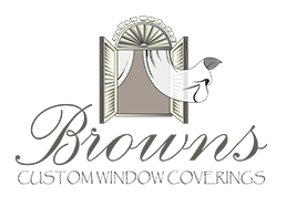 Brown's Custom Window Coverings Logo Brown's Custom Window Coverings Logo
