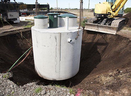 Excavating contractor installing septic systems in Batavia, NY