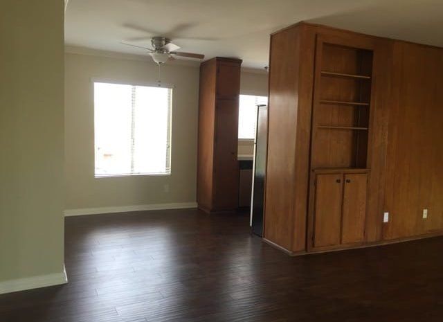 Hardwood floors and cabinets