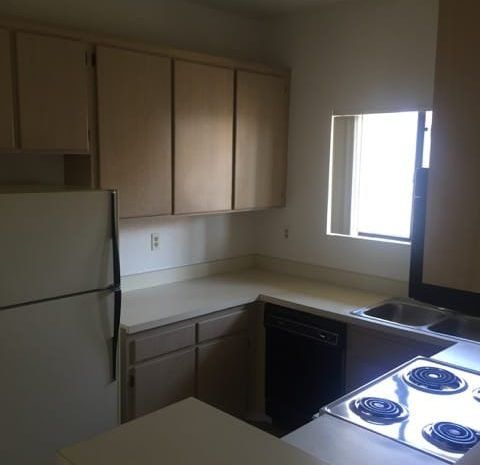 Kitchen with electric stovetops
