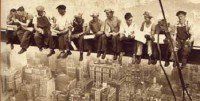 Iron Workers Sitting on an Iron Beam - Steel Fabricators in Fort Walton Beach, FL